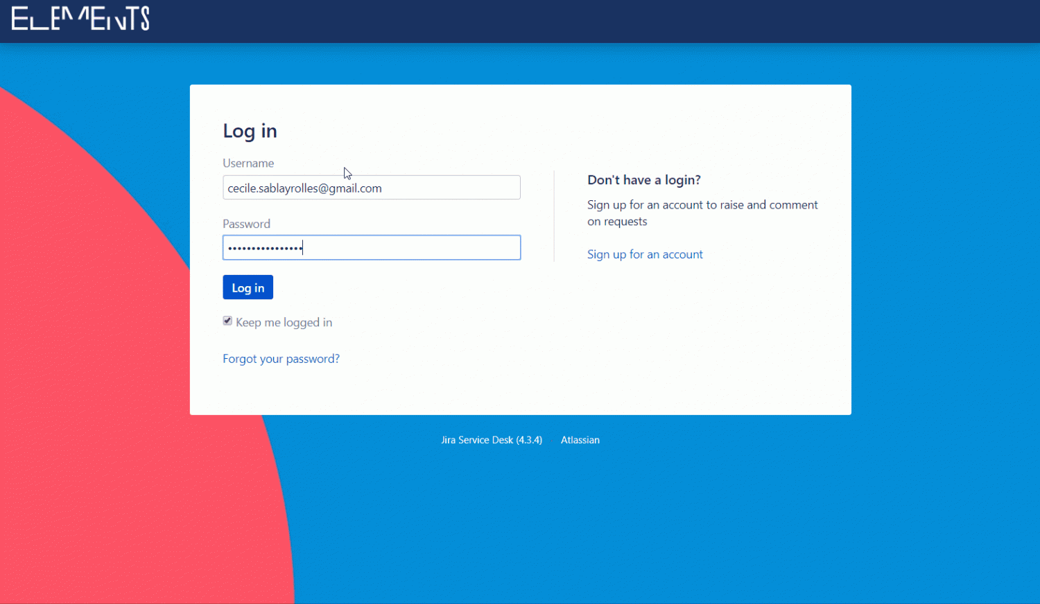 Log in tutorial Elements apps Atlassian Solution Partner Portal