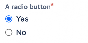 Jira radio button custom field