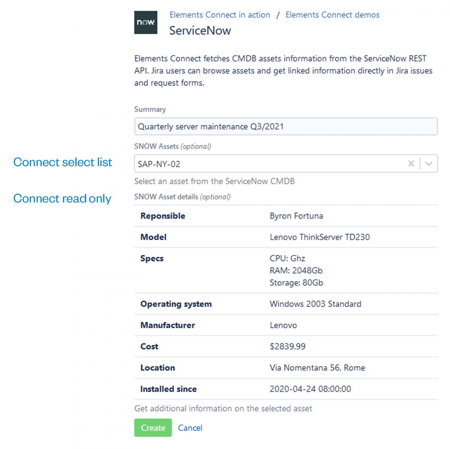 Autofilling a Jira custom field with data from REST API (Asset Management)